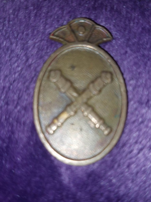 medalie/distintie/virtuti/decoratie militara veche artilerie RARA,stare cf.foto foto