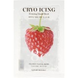 Masca de fata pentru fermitate cu extract de zmeura efect anti-aging si tonifiere intensa Cryo Icing, 27ml, Nature Republic