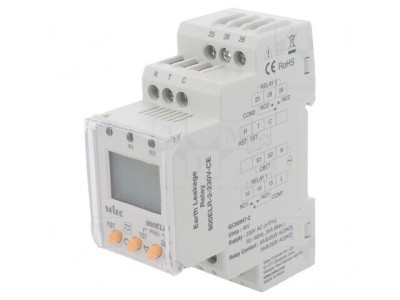 Releu Diferenţial Digital pentru Şină DIN - 230V foto