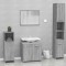 vidaXL Set de mobilier de baie, gri sonoma, lemn prelucrat 815529