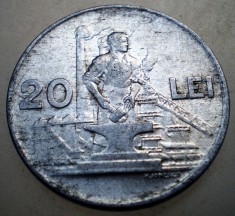 7.804 ROMANIA RPR 20 LEI 1951 foto