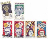 Cehoslovacia - Marci diverse (6 buc.), 1977, obliterate