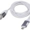 Cablu USB 3.1 RJ45 - USB C, 2m, alb gri, Goobay