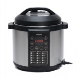 Multicooker cu Presiune Heinner HPCK-6IX, 3.8L, 1000W, 15 Programe, Display LED, Timer 24H, Inox