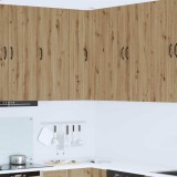 vidaXL Dulap suspendat de bucătărie Stejar Artizanal 57 x 57 x 100 cm 885174