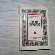 GINDIREA SOCIOLOGICA DIN ROMANIA - Miron Constantinescu - 1974, 166 p.