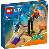 Cumpara ieftin LEGO&reg; City Stuntz - Provocarea de cascadorii cu rotiri (60360)