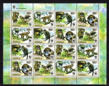 WWF 2011 ANGOLA=Coala mica dantelata,nestampilata cu 4 serii de 4 timbre MNH, Nestampilat