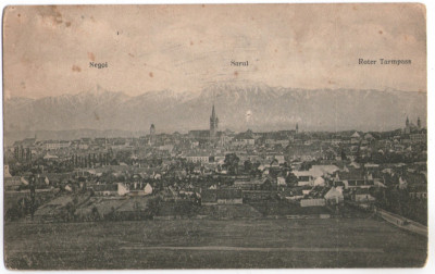 1917 - Sibiu, vedere generala (jud. Sibiu) foto