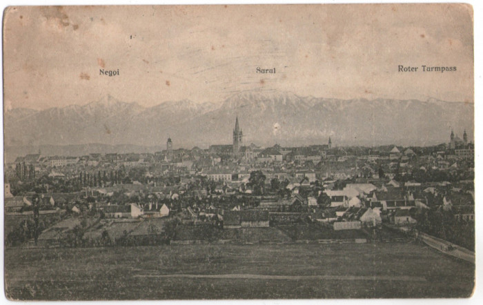 1917 - Sibiu, vedere generala (jud. Sibiu)