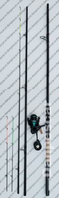 SET FEEDER Eastshark Lanseta SEEKER 3,60m A:180gr cu Mulineta NAGITOR NG4000 foto