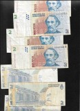 Argentina 2 pesos diferiti ani/semnaturi F-VF pret pe bucata
