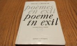 MIOARA CREMENE (dedicatie-autograf) - Poemes en Exil - POEME IN EXIL - versiuni franco-romane - Editura Gutenberg, 1994, 129 p.