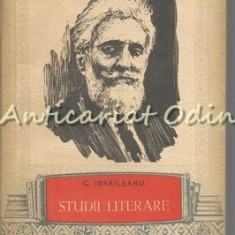 Studii Literare - C. Ibraileanu