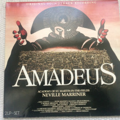 Amadeus Original Soundtrack Recording dublu disc vinyl 2LP set muzica clasica VG