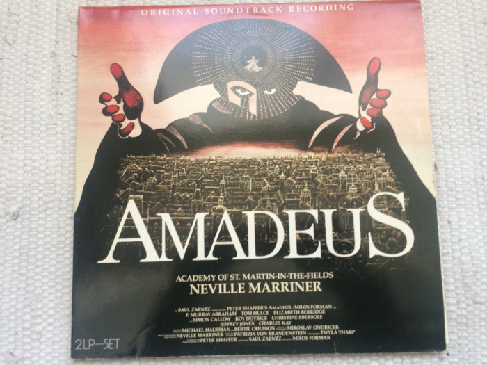 Amadeus Original Soundtrack Recording dublu disc vinyl 2LP set muzica clasica VG