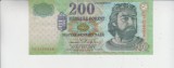 M1 - Bancnota foarte veche - Ungaria - 200 forint - 2005