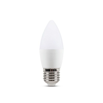 Bec LED lumanare 5W E27 3000K, Novelite foto