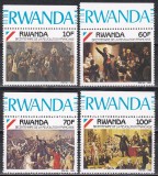 Rwanda 1988 - 200 de ani de la Revoluția Franceză, MNH, Nestampilat
