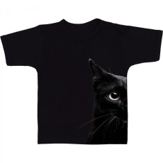 Tricou &amp;quot; Black cat &amp;quot; foto