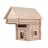 Set constructie arhitectura Vario XL, 184 piese din lemn, Walachia