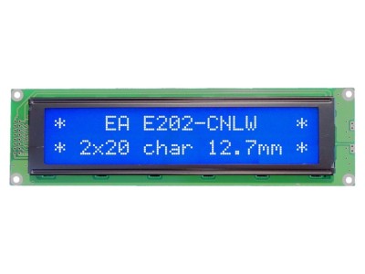 Afișaj LCD alfanumeric 20x2, albastru foto