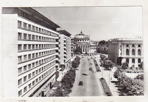 bnk cp Bucuresti - Vedere spre Ateneu - uzata