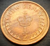 Moneda 1/2 NEW PENNY - MAREA BRITANIE / ANGLIA, anul 1979 * cod 4918 = A.UNC