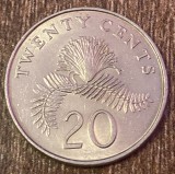 C50 - Moneda foarte veche - Singapore - 20 centi - 1988