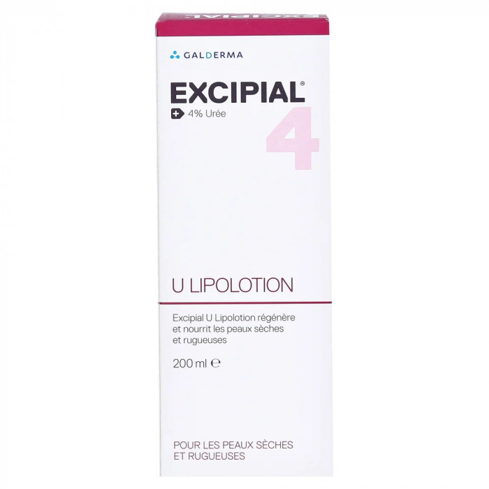 Lotiune pentru Corp, Galderma, Excipial, 4% Uree, Efect Hidratant si Absorbtie Rapida, 200ml