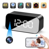 Camera IP 4K in Ceas de Birou, Wi-Fi, cu Detectie Miscare, Viziune Nocturna, Control prin Aplicatie