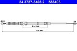ATE 24.3727-3403.2 Cablu, frana de parcare