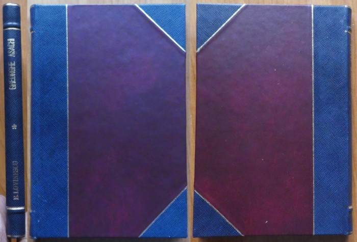 Eugen Lovinescu, Gh. Asachi, Casa Scoalelor, 1927, editia 1 legata deosebit