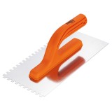Gletiera cu dinti 6 mm NEO, 270x125 mm, din otel inoxidabil