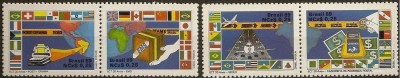 C382 - Brazilia 1989 - Yv.no.1906-9 4v.neuzate ,perfecta stare foto