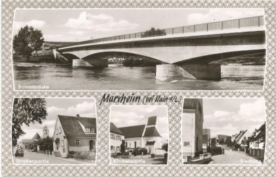 *BRD, poduri (2), Marxheim, c.p.i., circulata, 1965 foto