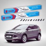 Cumpara ieftin Ștergătoare Ford Kuga Mk2 DM2 SUV 2012-prezent | Set Față Flat Premium &ndash; TeamCar&reg;