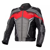 Geaca moto textil Adrenaline Scorpio, negru/rosu/gri, marime M