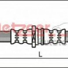 Conducta / cablu frana VOLVO S40 I (VS) (1995 - 2004) METZGER 4113669