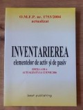 Inventarierea elementelor de activ si de pasiv (ed III)