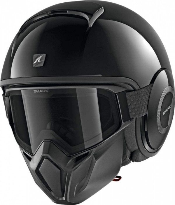 Casca Moto Shark Street-Drak Blank Marimea S HE3305E-BLK-S