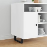 vidaXL Picioare de mobilă 12 pcs Negru 28,1 x 4 x 10 mm Fier 864805