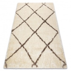 Covor FLUFFY 2373 shaggy spalier - cremă / bej, 200x290 cm