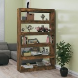 Bibliotecă/Separator cameră, stejar fumuriu, 100x30x166 cm