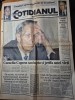 Cotidianul 11 - 13 noiembrie 1995 - moartea lui corneliu coposu