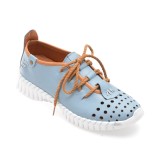 Pantofi GRYXX albastri, 5306, din piele naturala
