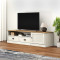 Comoda TV VIGO, alb, 156x40x40 cm, lemn masiv de pin