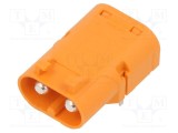 Conector alimentare DC soclu LC tată PIN 2 pentru PCB THT AMASS