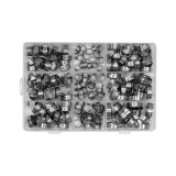 Set cleme metalice cu ureche, 180 buc Yato YT-067842