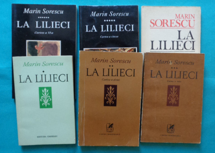 Marin Sorescu &ndash; La lilieci ( toate cele 6 volume in prima editie )